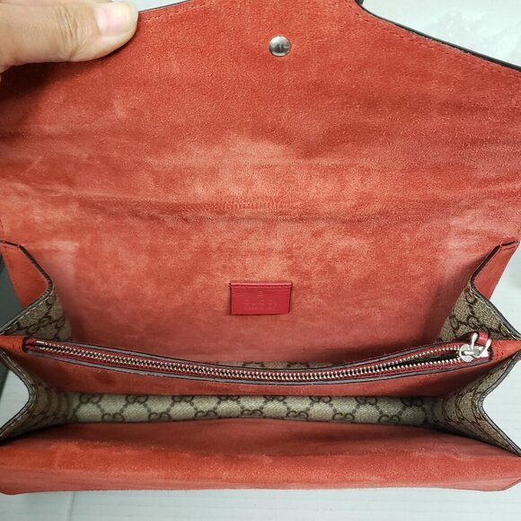 GUCCI Dionysus Medium GG Canvas Shoulder Bag 723-100725 - Picture 12 of 15